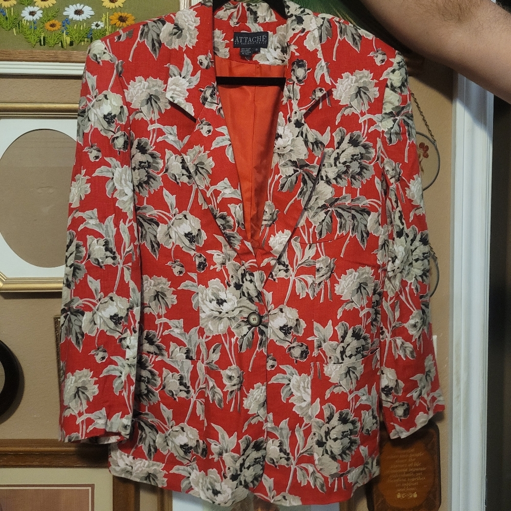 Vintage Flower Blazer